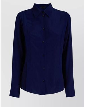 Rochas Silk Shirt - Blue