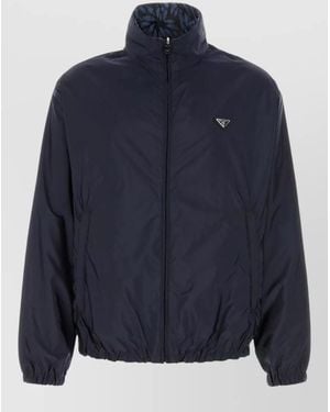 Prada Recycled Polyamide Reversible Lightweight Jacket - Blue