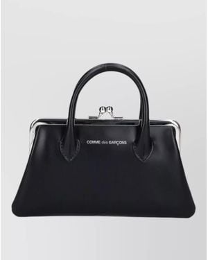 Comme des Garçons Leather Purse - Black