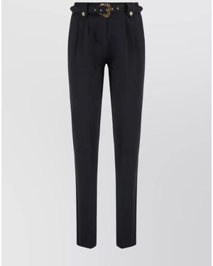 Versace Jeans Couture Stretch Tailored Trousers - Blue