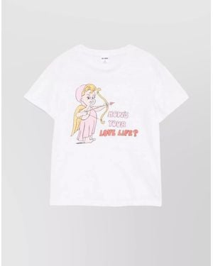 RE/DONE Love Life Graphic T-Shirt - White