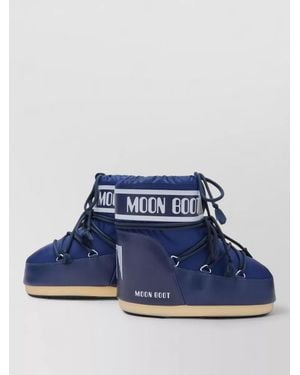 Moon Boot Snow Boots Low Model Flat Sole - Blue
