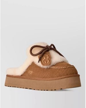 UGG Leather Slippers - Brown