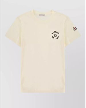 Moncler Logo T-Shirt - Natural