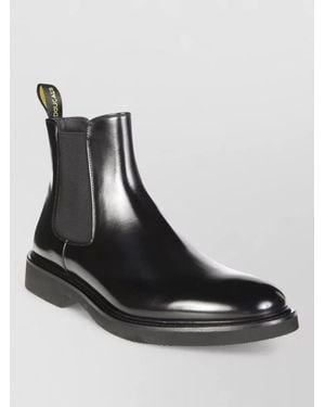 Doucal's Leather Chelsea Boots - Black