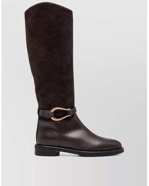 Roberto Festa Suede Leather Ankle Boots - Brown