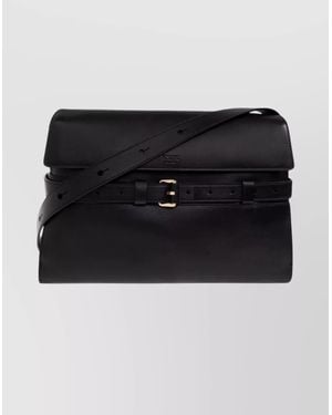 Moschino Versatile Shoulder Bag Adjustable Strap - Black