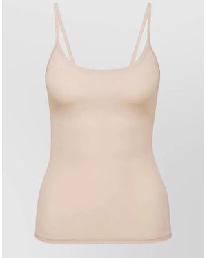 CALIDA Top Adjustable Spaghetti Straps Fitted Silhouette - Natural