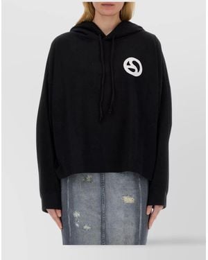 Acne Studios Cotton Hoodie - Black