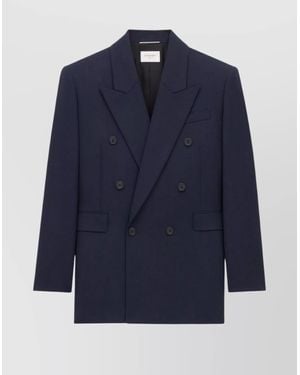Saint Laurent Blazers - Blue