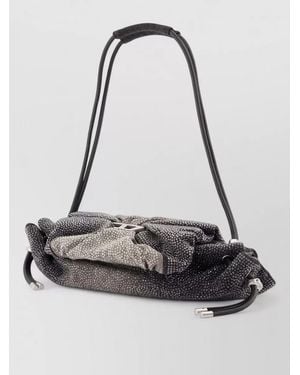DIESEL Scrunch-D Small Cotton Clutch Bag - Multicolor