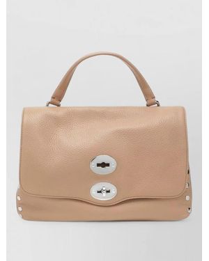 Zanellato Leather Small Tote Bag - Natural