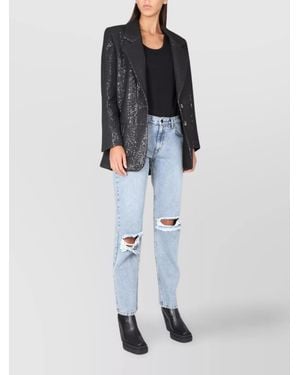 The Mannei Single-Breasted Blazer - Multicolour