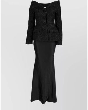 Self-Portrait Evening Blazer - Black