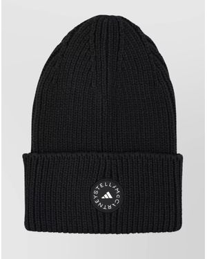adidas By Stella McCartney Ribbed Beanie - Black