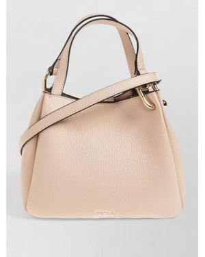 Furla Mini Bag Adjustable Strap Top Handle - Natural