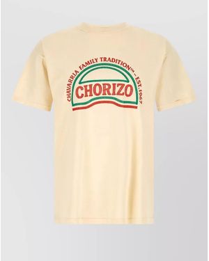 Willy Chavarria Chorizo Graphic Crew Neck Short Sleeve T-Shirt - Multicolour