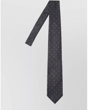 Tom Ford Slim Tie Polka Dot Design - White