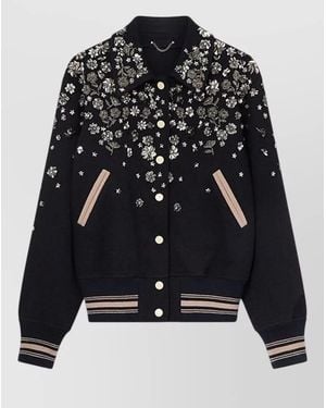 Golden Goose Virgin Wool Bomber Jacket - Black