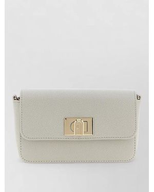 Furla 1927 Mini Chain Strap Shoulder Bag - Gray