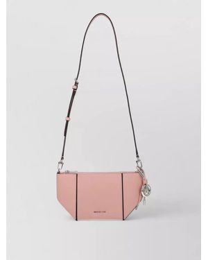 Michael Kors Na Leather Crossbody Bag - Pink