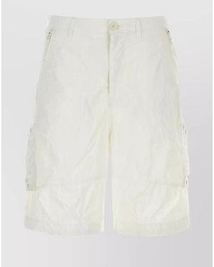 C.P. Company Nylon Bermuda Shorts - White