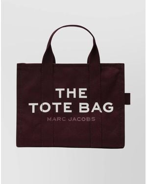 Marc Jacobs Medium Canvas Tote Bag With Top Handles - Brown