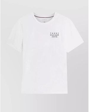 Tommy Hilfiger Americana Back Graphic Crew Neck T-Shirt - White