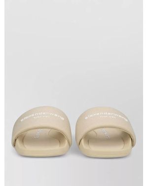 Alexander Wang Nylon Pool Slides - Natural