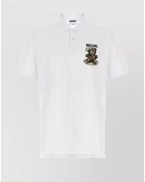 Moschino Cotton Polo Shirt - White