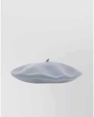 Borsalino Wool Beret - White
