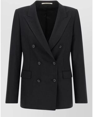 Tagliatore Double-Breasted Blazer - Black