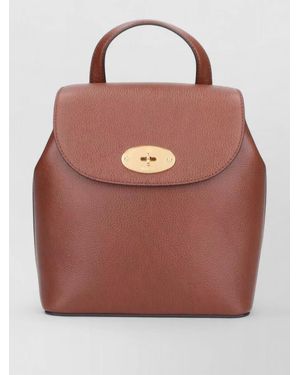 Mulberry Backpack Hand Design Adjustable Straps Top Handle - Brown