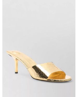 Jacquemus Leather Mules - Metallic