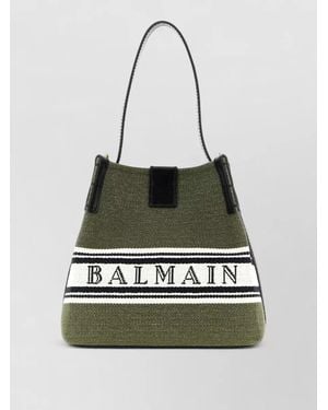 Balmain Release Bucket Bag Top Handle Shoulder Strap - Multicolour