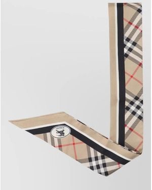 Burberry Rectangular Check Pattern Scarf Accessory - Multicolour