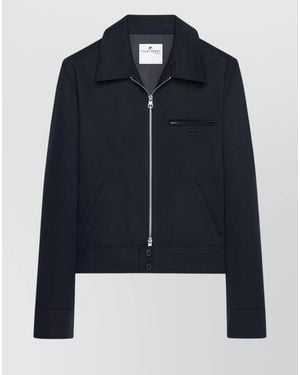 Courreges Single-Breasted Blazer - Blue