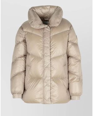 Woolrich 'Aliquippa' Dove Polyamide Down Jacket - Natural