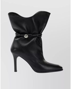 Isabel Marant Lamb Leather Ankle Boots - Black