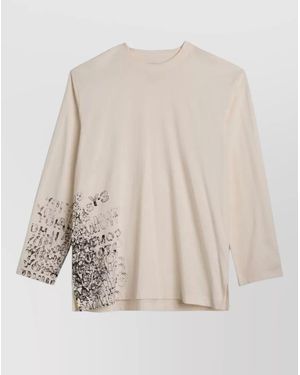 Y-3 Wide-Fit T-Shirt - Natural