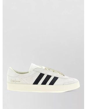 Y-3 Leather Lace-Up Sneakers - Multicolor