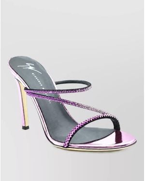 Giuseppe Zanotti Platform Sandals - Metallic