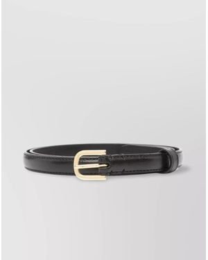 【Toteme】パルメラートレザーベルト Toteme ベルト - Black | FWRD