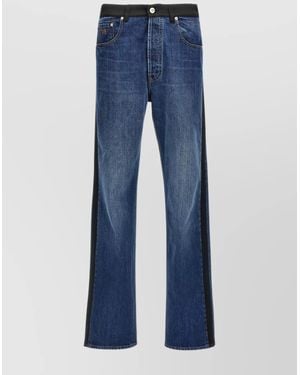 Wales Bonner 'Echo Denim' Jeans With Pockets And Belt Loops - Blue