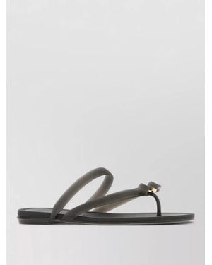 Ferragamo Rubber Thong Sandals Flat Sole - Multicolor