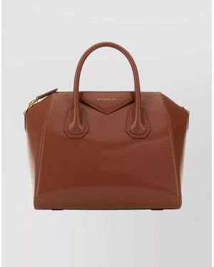 Givenchy Small Antigona Handbag Top Handles - Brown