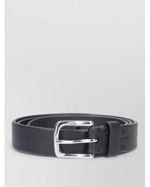 J&m Davidson Leather Belt - Grey