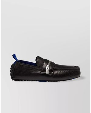 Burberry Leather Loafers - Black
