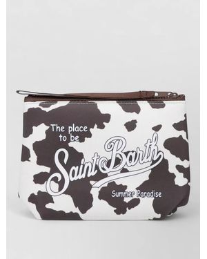 MC2 Saint Barth Cow Print Summer Beach Tote Bag - Metallic