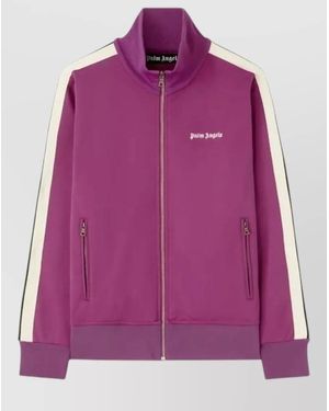 Palm Angels Printed Polyester Jacket - Purple
